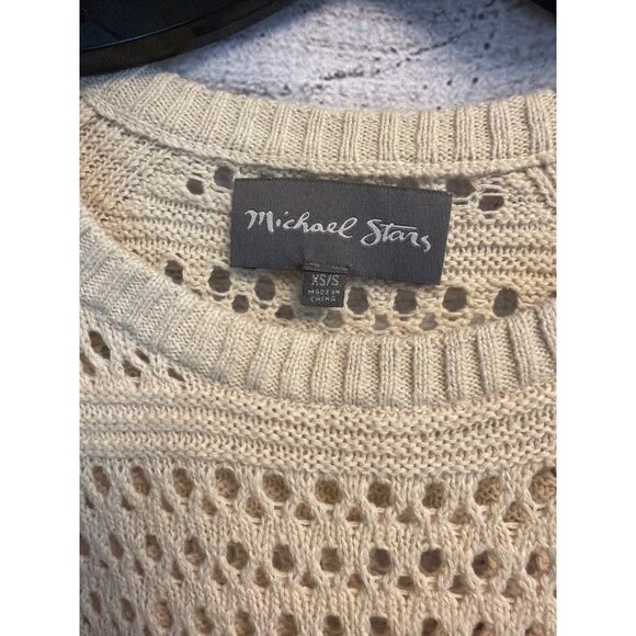 Michael Stars Long Sleeve Hi-Low Crop Sweater Size XS/S - Picture 2 of 3